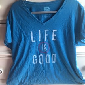Life is Good Slogan shirt